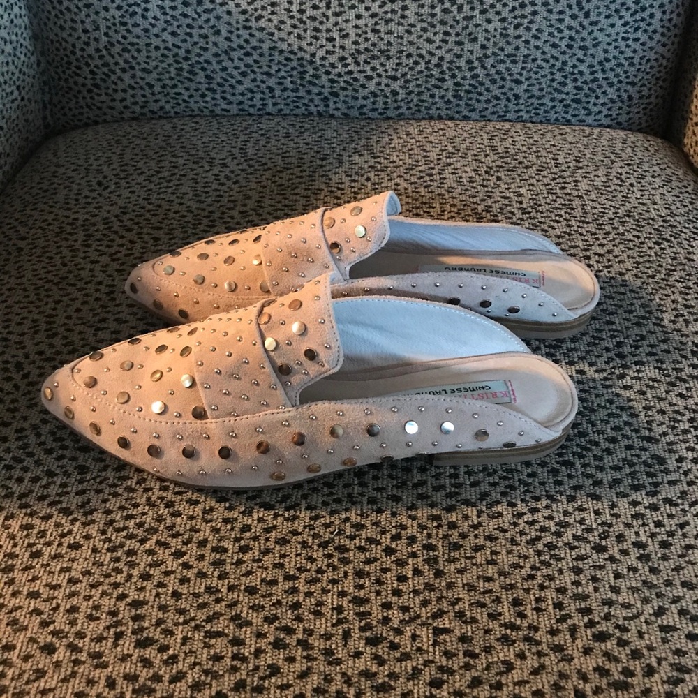 NEW Suede Chinese Laundry Kristin Cavallari mules